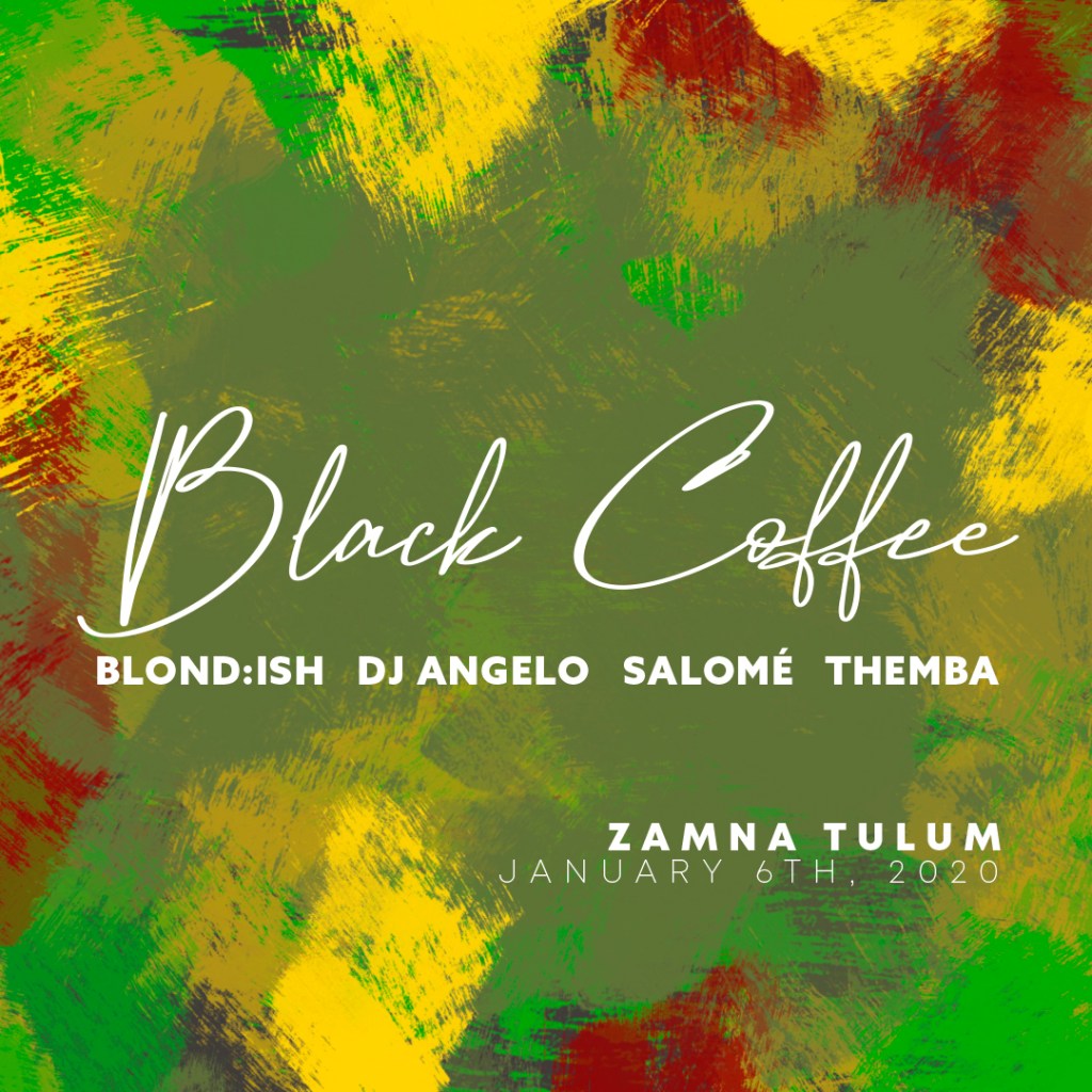 Black Coffee confirmado en Zamna&nbsp;Tulum