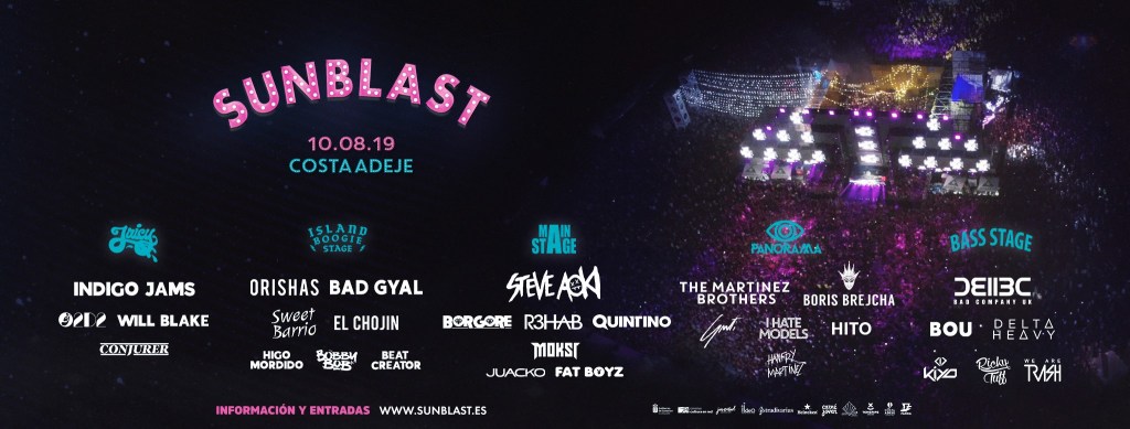Line Up SUNBLAST&nbsp;2019