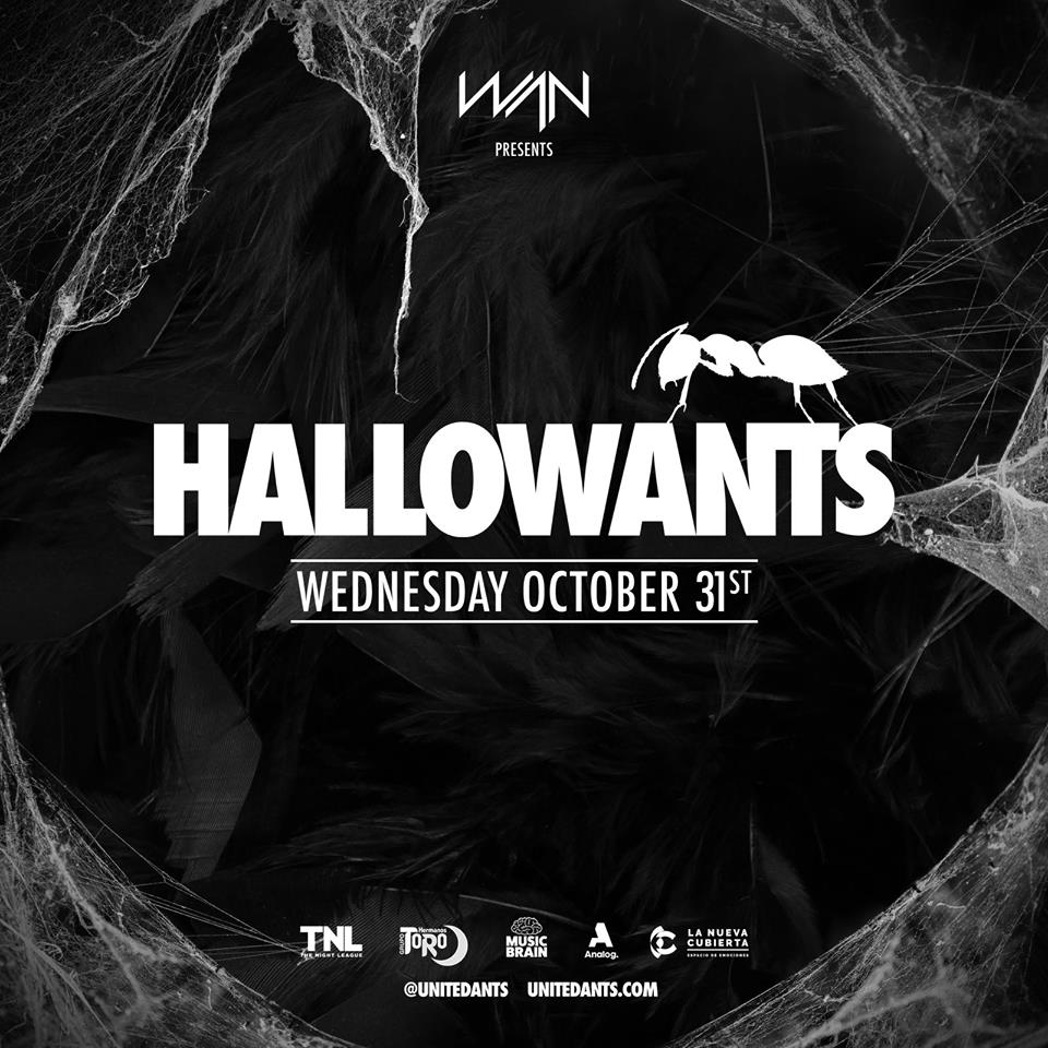 HallowANTS confirma el line up para el 31 de octubre en La&nbsp;Cubierta
