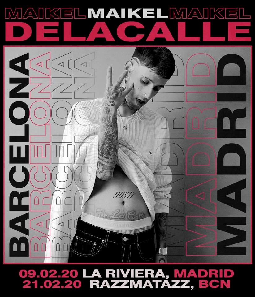 Maikel Delacalle anuncia conciertos en Madrid y&nbsp;Barcelona