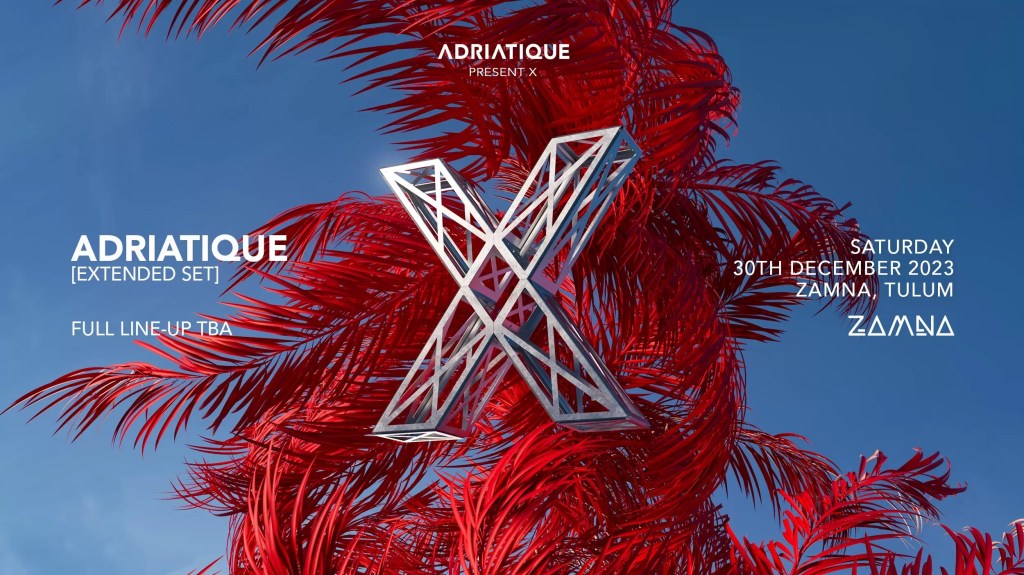 Adriatique debuta con X en Zamna Festival en la jungla de&nbsp;Tulum