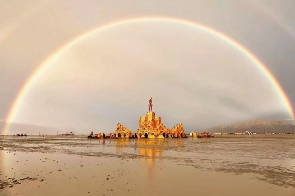 Las fuertes lluvias afectaron el festival Burning Man de este&nbsp;año
